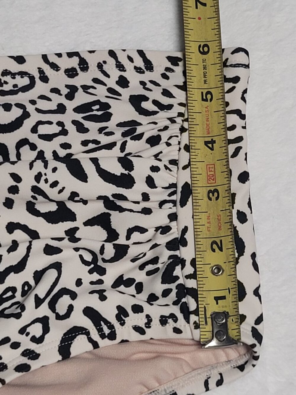 Kona Sol Bikini Bottoms Womens XL High Waist Leopard Print Swim Bottom - Picture 5 of 7